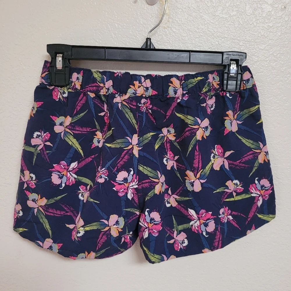 Patagonia Navy Floral Women's Athletic Shorts